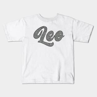 Leo Glitter Kids T-Shirt